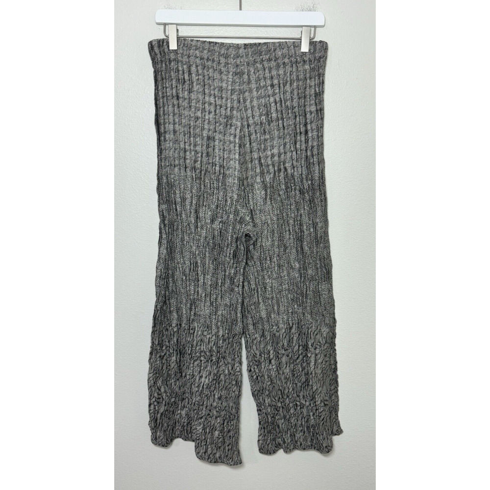 IGOR Dobranic Wide Leg Trouser Artsy Lagenlook Linen Art to Wear Pant Gray 42/44 - Picture 7 of 9
